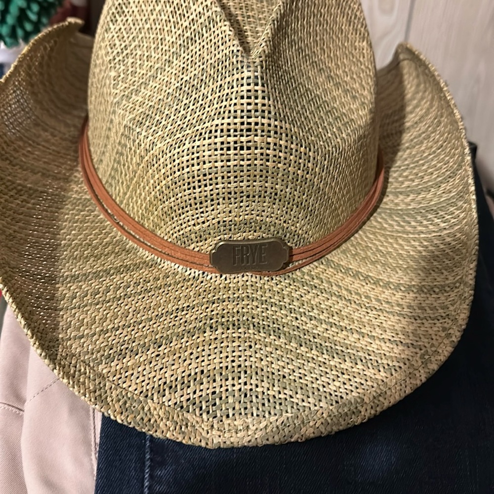 New cowboy hat by FRYE.